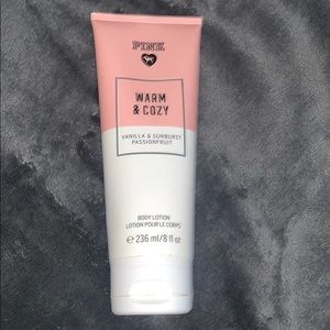 Pink Warm and Cozy lotion and mini spray